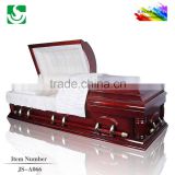 alibaba funeral supplies wooden modern casket on sale