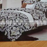 300tc cotton print bedset, custom printed duvet cover sets