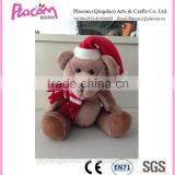 2016 New Design OEM ODM Stuffed Lovely Plush Christmas Toy Bear Hot thumbnail-1