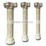 Solid Yellow Granite Roman Pillar for Sale