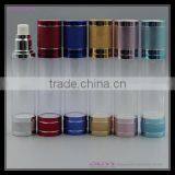 Manufacture 10ml 30ml 50ml Silver Airless Cream Bottle 100ml 120ml 200ml Good Design Blue/gold/silver Airless Perfume Bottle thumbnail-2