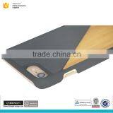 Wood Bamboo Combination Phone Case Leather Case for Iphone 7 thumbnail-4