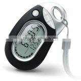 New 3D Sensor Tri-Axis Pocket Pedometer Promotional Gift Pedometers With Time