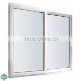 German Type Sliding Door Double Glass White Color