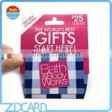 Cr80 PVC Gift Card Backer/Holder Wholesale thumbnail-1