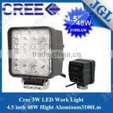12v 24v 48v 60v 48w Led Work Light for Truck Tractor 4x4 off Road Led Driving Lights With E-mark Certification R10 thumbnail-3