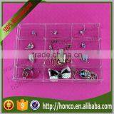 Hot Selling Products 12 Bins Acrylic Jewelry Box Jewel Case,Clear Colour thumbnail-1
