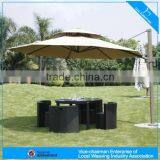 Outdoor Garden Furniture Round Wicker Table thumbnail-2