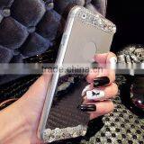 Cell Phone Case With Mirror,TPU Mirror Diamond Phone Case for IPhone 6S 6Plus thumbnail-3