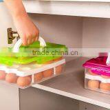 Small Order Portable Two Layers 24 Lattices Plastic Egg Storage Box thumbnail-2