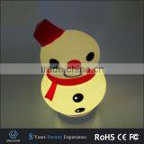 Promotional High Quality Portable Mini Snowman Shape Bluetooth Speaker Lamp thumbnail-3