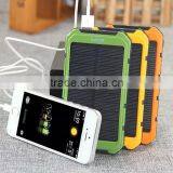 High Capacity Dual USB 20000mah Universal Solar Power Bank for Smart Phone thumbnail-2