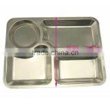 SS18/8 Stainless Steel Fast Food Tray,Winolaz thumbnail-1