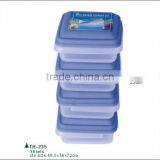 Set of 8pc Square Food Bento Storage Lunch Box Meal Prep Containers Food Carrier Boite a Vivres thumbnail-1