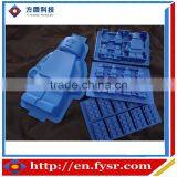 Wholesale Various Color FDA Approved Food Grade Non Stick 8 Cavities Lego Bricks Ice Mold Silicone Ice Cube Tray thumbnail-1