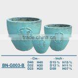 GLAZED CERAMIC OUTDOOR POT BN-G003 thumbnail-2