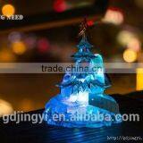Acrylic Christmas Penguins &Tree Crystal Decoration With Led Light For Gift thumbnail-5