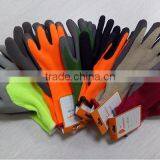 DDSAFETY 10 Gauge Yellow T/C Shell Gloves With Black Latex Coating Safety Gloves thumbnail-4