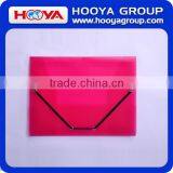 Promotional Cheap Stationery Transparent Wholesale Plastic Elastic Closure Folder thumbnail-1