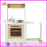 2017 New Design Grand Kids Play Set Wooden Corner Kitchen Toy W10C258 thumbnail-5