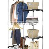 2017 Good Qulaity Non-Woven Fabric Portable Clothes /Storage/ Closet/ Folding Clothes Cabinet thumbnail-3