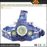 Multipurpose RJ-5000 XM-L2 Led Headlamp 1800Lm 4 Mode Ultra Brigh Rechargeable Led Headlamp thumbnail-4