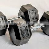 Wholesale Rubber Coated Hex Dumbbell Crossfit Equipment Gym Equipment thumbnail-4