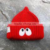 100% Acylic Cottonacrylic Beanie Embroidery Knit Hats/winter Caps thumbnail-1