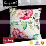 Custom Pastoral Floral Cotton Sofa Cushions in Textile Fabric thumbnail-1