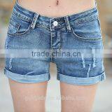 Breathable Sexy Ladies Ripped Short Jeans Pants Shorts Women Jeans Tight Jeans 2016 thumbnail-1
