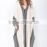 Indian Girls Kaftan Sexy Wear Poncho Fashionable Caftan Dress Poly Silk Girls Long Kaftan thumbnail-4