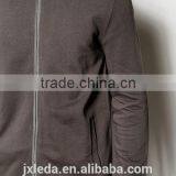 New Style Curved Hem Blank Bomber Jacket Custom Made thumbnail-4