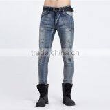 New Casual Men's Fashion Men's Jeans Brand New Personality Male Personality Hole Jeans Pants thumbnail-3