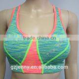 Wholesale Ladies Sexy Colorful Women's Gym Workout Tube Bra Sportswear thumbnail-3