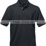 Black High Quality Plain Polo Shirt for Men thumbnail-1