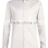 Slim Fit Light Grey Long Sleeve Stretch Smart Shirt thumbnail-4