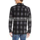 2016 Winter Latest Wholesale Long Sleeve Flannel Plaid Shirt thumbnail-6