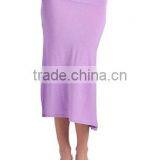 Hot Sales Women's High Stretch High Waisted Rayon Span Mid-Calf Maxi Skirt thumbnail-1