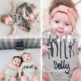 Wholesale Newborn Baby Clothes Summer 100% Cotton Breathable Baby Romper thumbnail-1