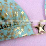 M866 Dingyang Fashion Sexy Latest Metal Five Star Split Bikini Swimwear thumbnail-4