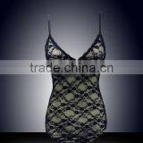 New Style Women Satin Lace Sleepwear Sexy Underwear Lingerie Import China thumbnail-6