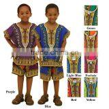 Walson Wholesale Traditional African Print Clothing Dashiki Dress and Shirt thumbnail-4