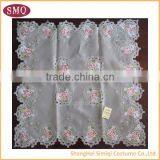 Hot Sell Custom Design Flower Design Pink Tablecloths thumbnail-1