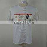10 Years Factory Custom Cheap White Color Election Campaign T-shirts thumbnail-4