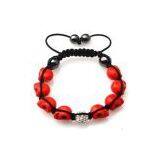 Skull Shamballa Bracelet thumbnail-2