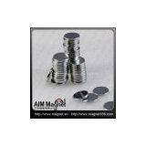 Nickel Coating Flat Disc Neodymium Magnet thumbnail-1