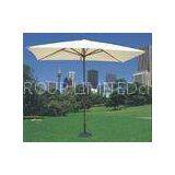 Square Cantilever Umbrella / Hardwood Outdoor Wooden Umbrella Without Flap thumbnail-1