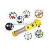 Yellow Led Car Emergency Led Rechargeable Flashlight With 9 LEDs