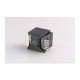 RJ11 RJ45 Modular Jack 6P6C Single Port SMT Female Connector and Full Plastic thumbnail-1