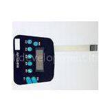 Light Weigh PET Membrane Switch And Panel , Flexible Membrane Key Pad